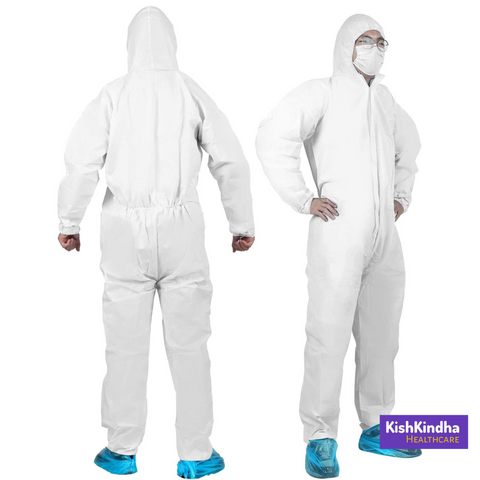 Disposable Protective Coverall AAMI Level 3 (Non-Taped | Hooded | 2XL Unisex | Case of 45 Coveralls)